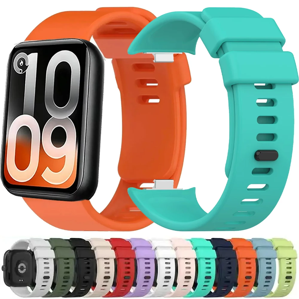 Silikonarmband für Xiaomi Mi Band 10 Pro/9 Pro/8 Pro Sportarmband Ersatz-Armband für Redmi Watch 6 5 4 Zubehörteil