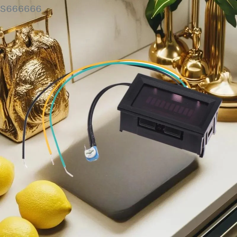 مقياس زيت LED عالمي 12 فولت، مؤشر قياس مستوى الوقود للسيارات والدراجات النارية #2