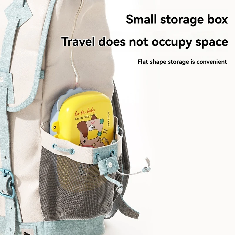 아기 젖병 브러시 세트, 휴대용 실리콘 젖꼭지 빨대 청소 브러시, 내장 배수 랙, 여행 세트, 부활절 선물