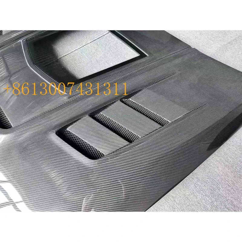 FactoryHigh Quality  Window Style Dry Carbon Fiber Bonnet Hood 5 Series F90 M5 Carbon Fibre Engine Cover Peect Fitment