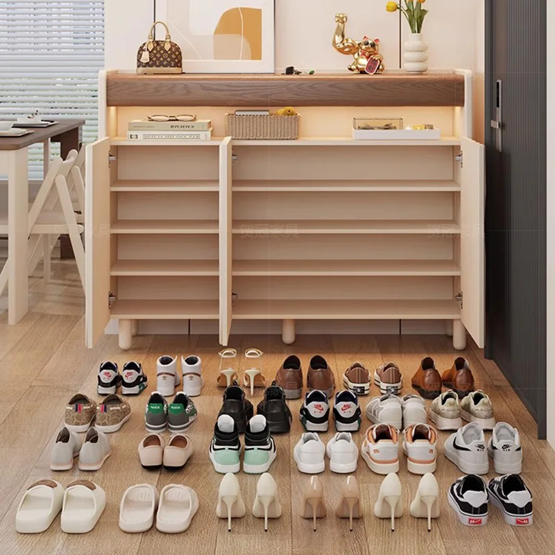 

Storage Slippers Shoe Cabinet Vertical Modern Organizer Mobile Display Living Room Shoe Shelf Box Gabinete Shoemakers Furniture