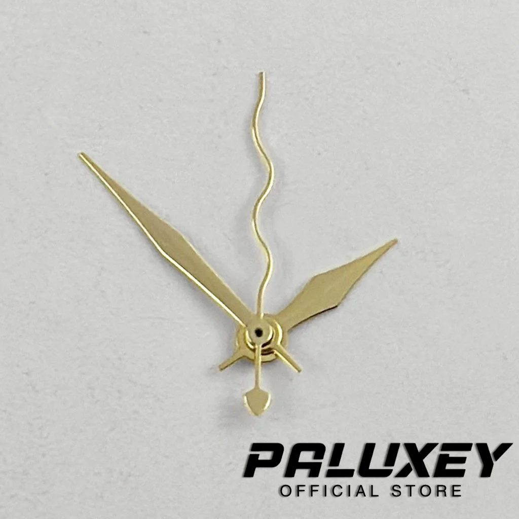 NH35 لا مضيئة الأيدي مجعد تموج ساعة الأيدي الذهب الوردي الفضة ساعة إبرة مناسبة لحركة NH34 NH35 NH36 4R 7S