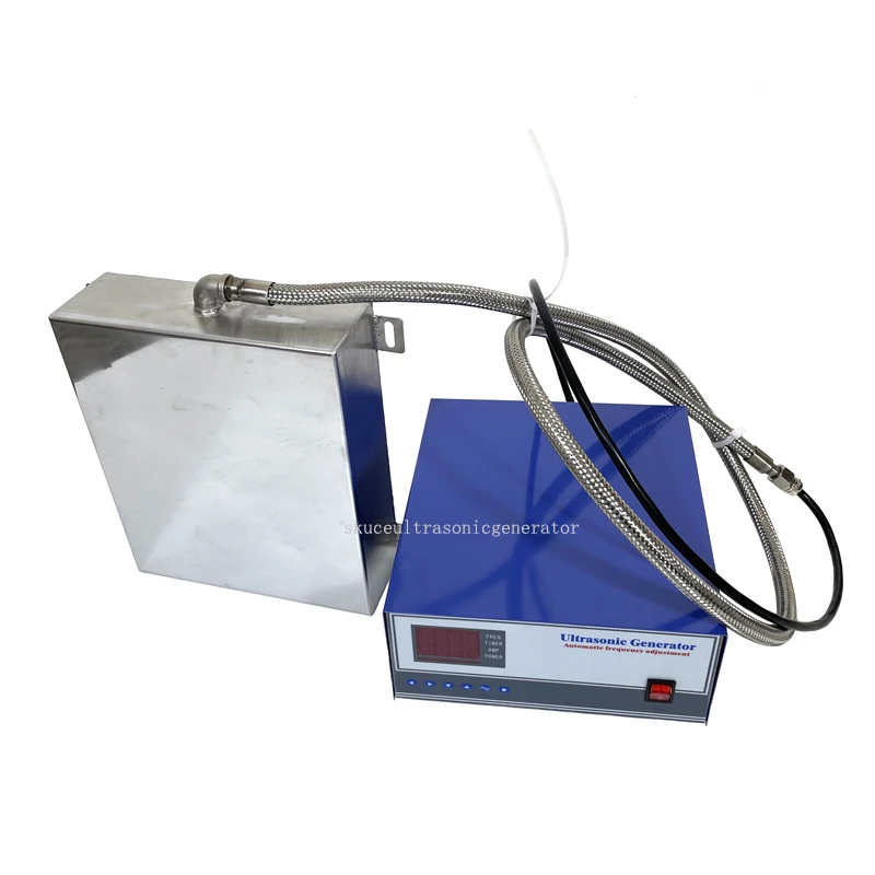 Caja piezoeléctrica ultrasónica impermeable del transductor de 600W 25khz para limpiar las piezas del cilindro del coche PDF