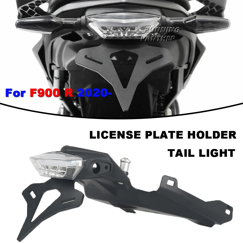 

Motorcycle Rear Short Tail Integrated Light Frame License Plate Rack Tail Frame Bracket For BMW F900 R F900R 2020-