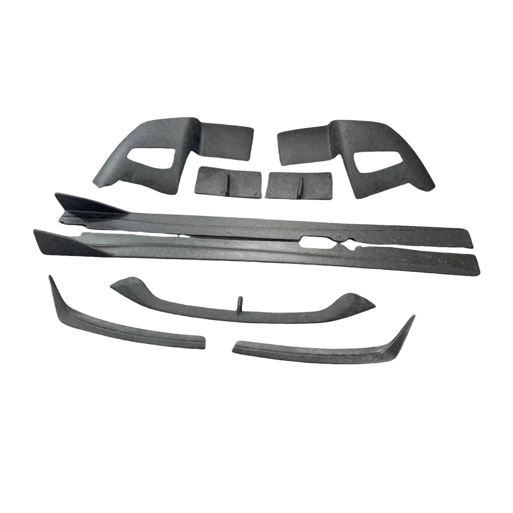 

RZ Style Matte Forged Carbon Fiber Body Kit 13-17 for Ferrari F12 Berlinetta New Front Lip Side Skirt Spoiler Rear Diffuser