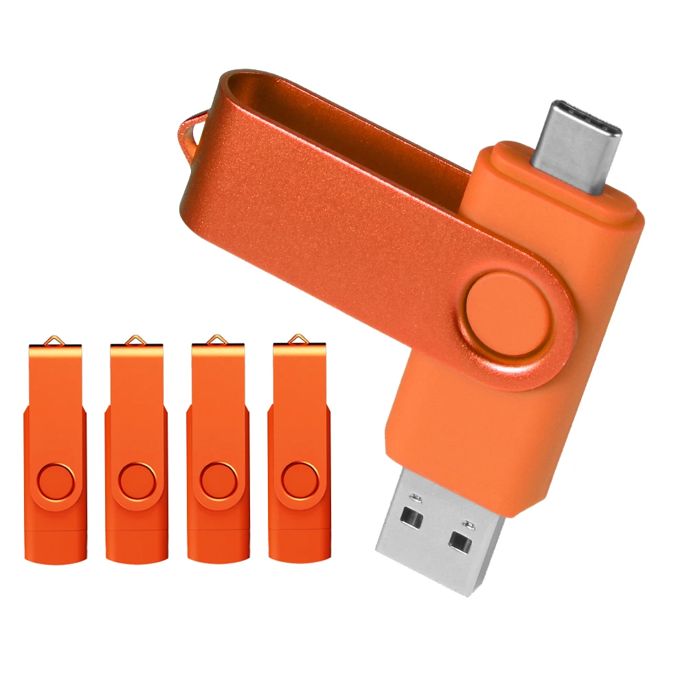 5pcs-lote-pen-drive-usb-20-tipo-c-2-em-1-4gb-8gb-16gb-32gb-64gb-128gb-128mb-test-drive