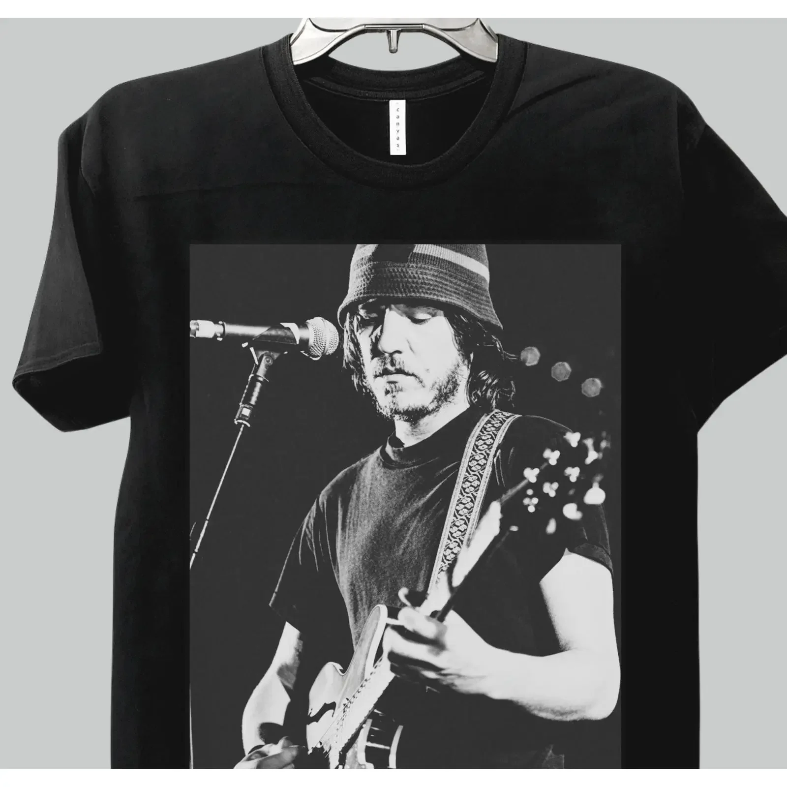 Elliott Smith T Shirt 90s Indie Rock Singer Songwriter Retro  vintage Washed streetwear Stylish Comfortable designer clothes
