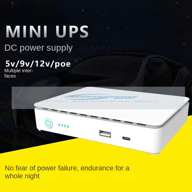 5V 9V 12V Mini DC UPS power supply, monitoring router light cat POE uninterruptible battery life power supply