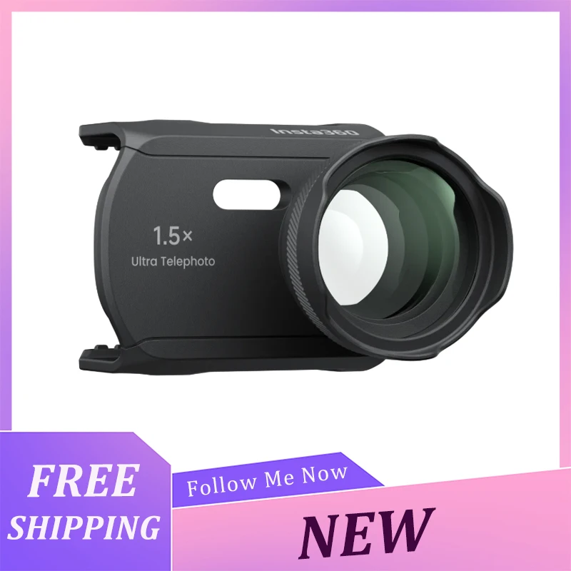 2026 New Insta360 Ultra Telephoto Lens for Insta360 Luna Ultra Telephoto Extender Up To 22.5X Zoom, 1.5X Optical Magnification