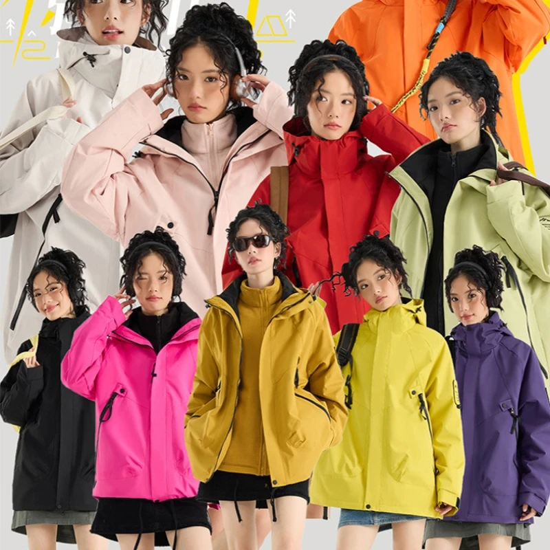 Lightweight Waterproof Hiking Jackets Women Windproof Sports Coat High Quality Hooded Camping Jacket Outdoor Ride Climbing Coats