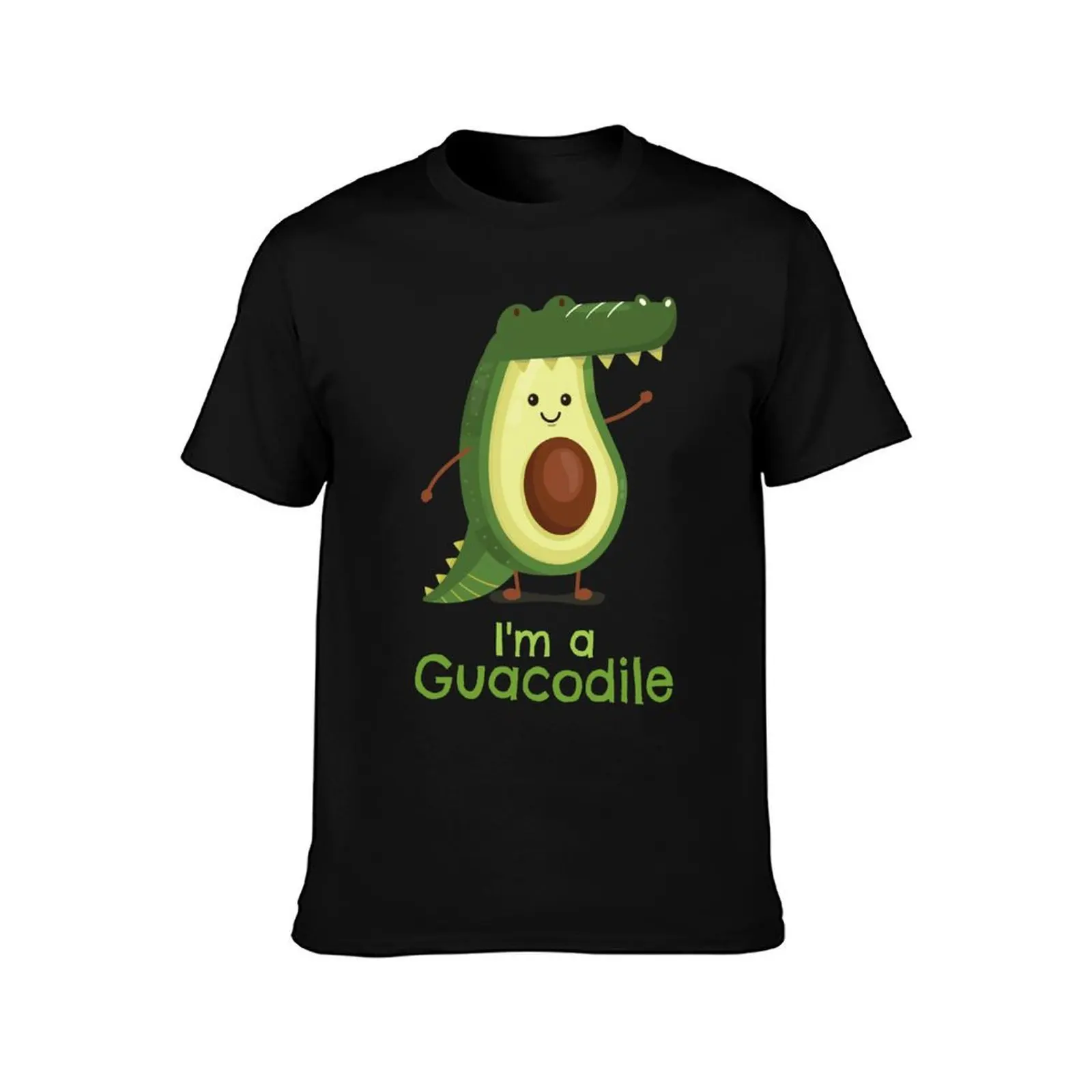 Cute Avocado Guacamole Crocodile Guacodile T-Shirt graphics Funny t-shirts Funny t-shirt mens fashion