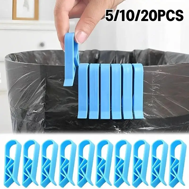 

Garbage Bin Clip Household Kitchen Bathroom Office Bedroom Multifunctional Anti Slip Food Storage Garbage Bag Fixing Clip