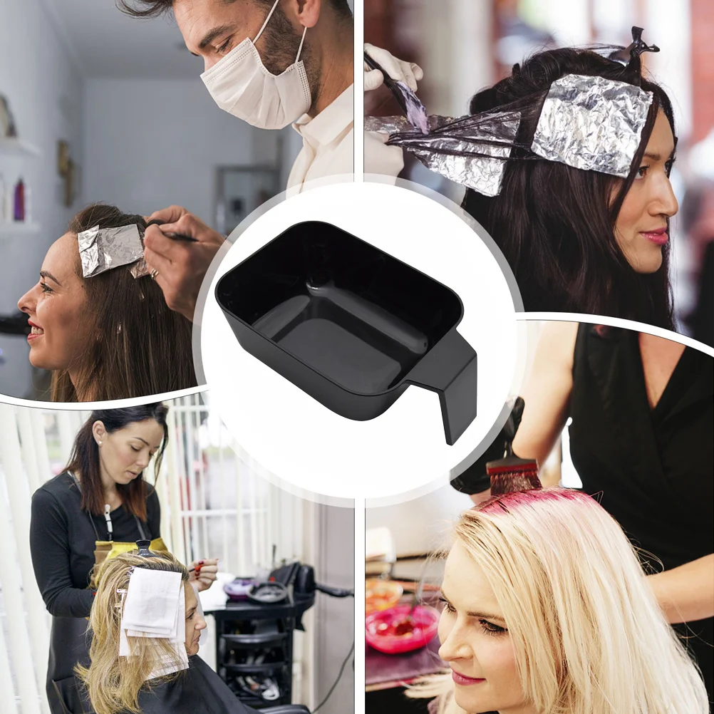 2 個の染毛剤ボウル耐久性のある混合ティントボウルサロンや DIY ヘアカラー理髪ツール理髪ツール用