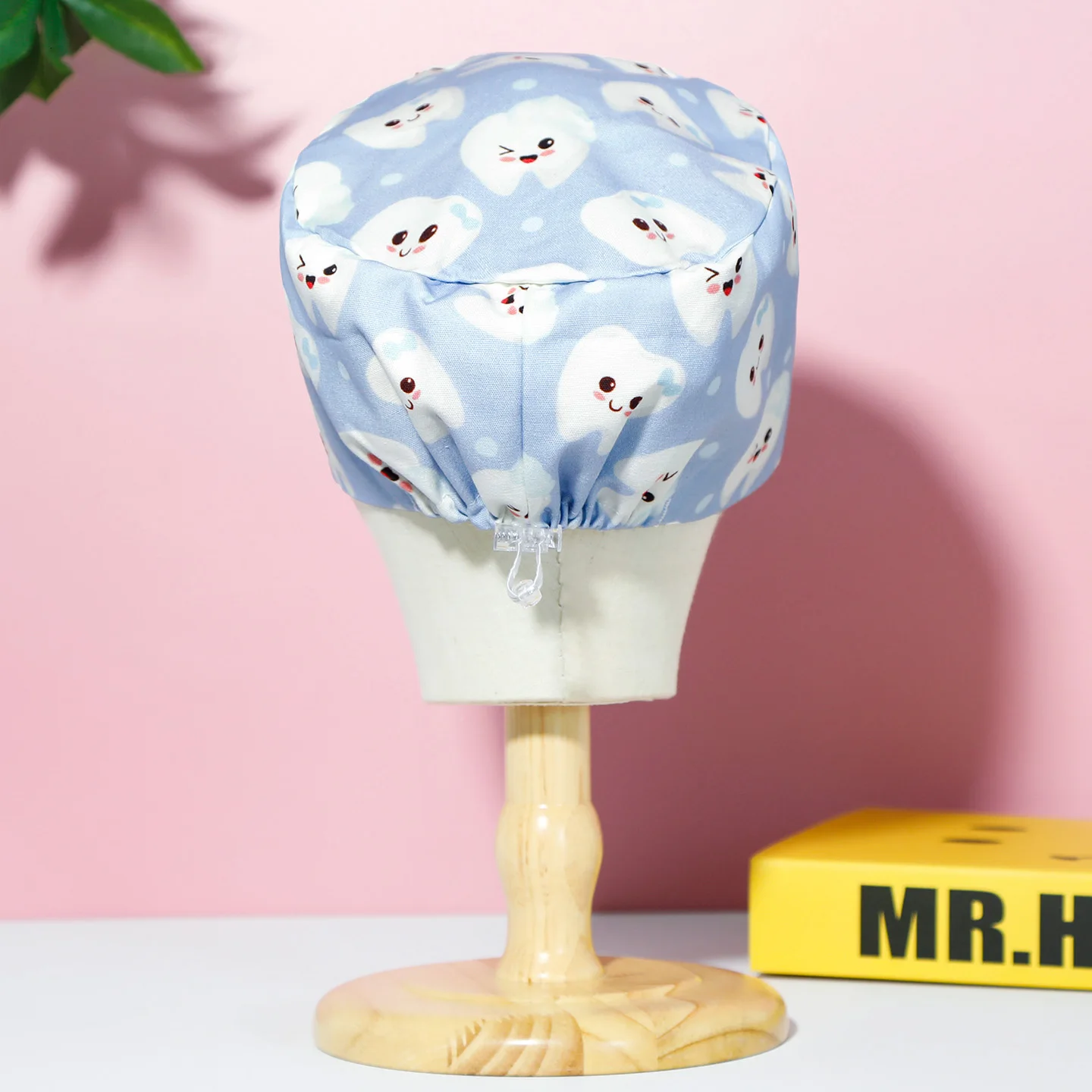 Bonnets médicaux professionnels 100 % coton, ajustables, pour infirmières, médecins, dentistes, cliniques vétérinaires et hôpitaux vétérinaires