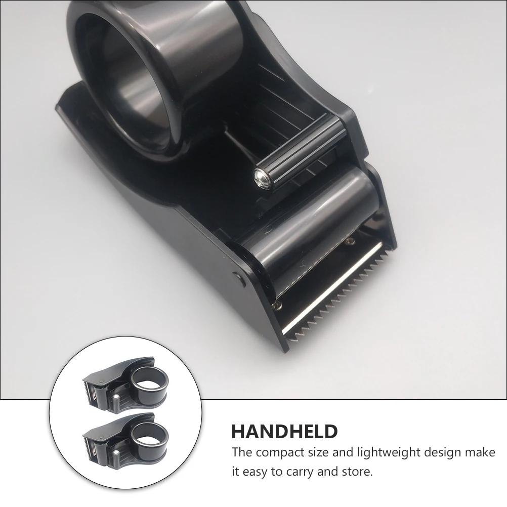 

2pcs Plastic Frame Handheld Tape Lightweight Dispenser Compact Size Warehouse Tool Sealing Device Packaging Aid Tape