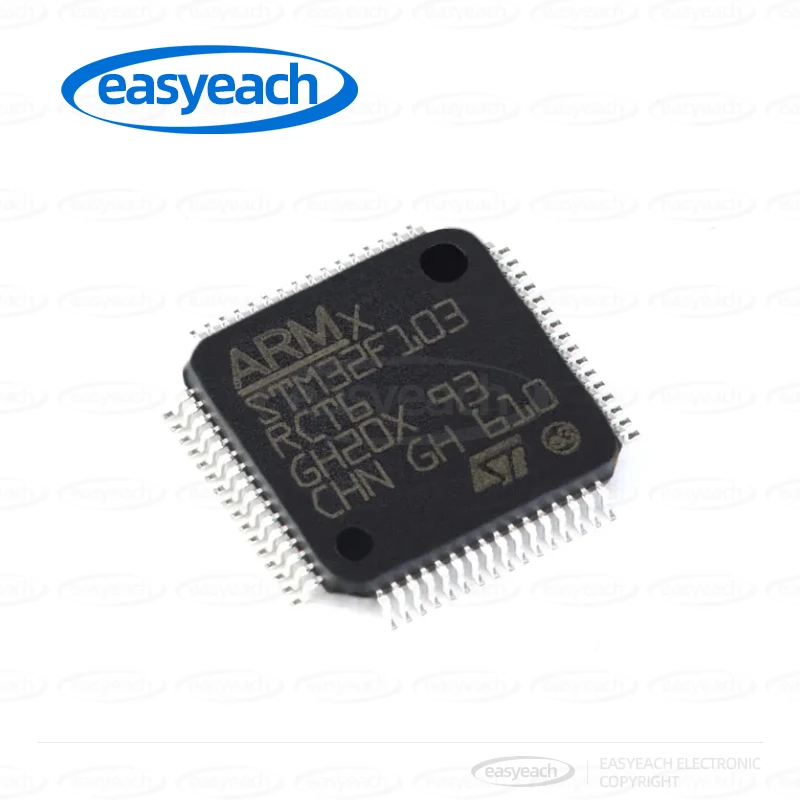 STM32F103RCT6 LQFP-64 ARM Cortex-M3 72 МГц 256 КБ Flash/32-битный микроконтроллер-MCU Микроконтроллер