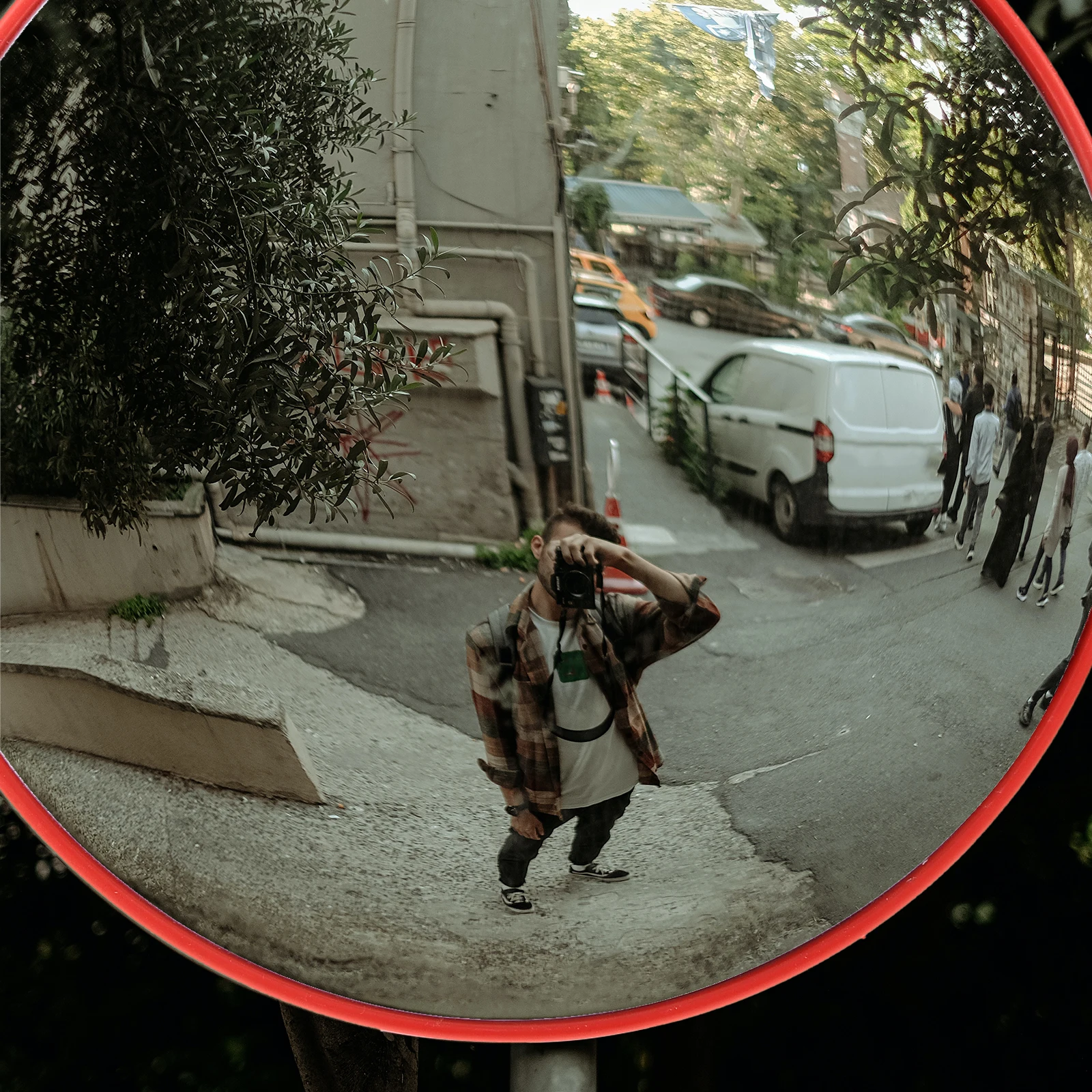 Wide Angle Mirror Lens Convex Corner Mirror For Blind Spot Security Traffic Safety Outdoor Parking Driveway