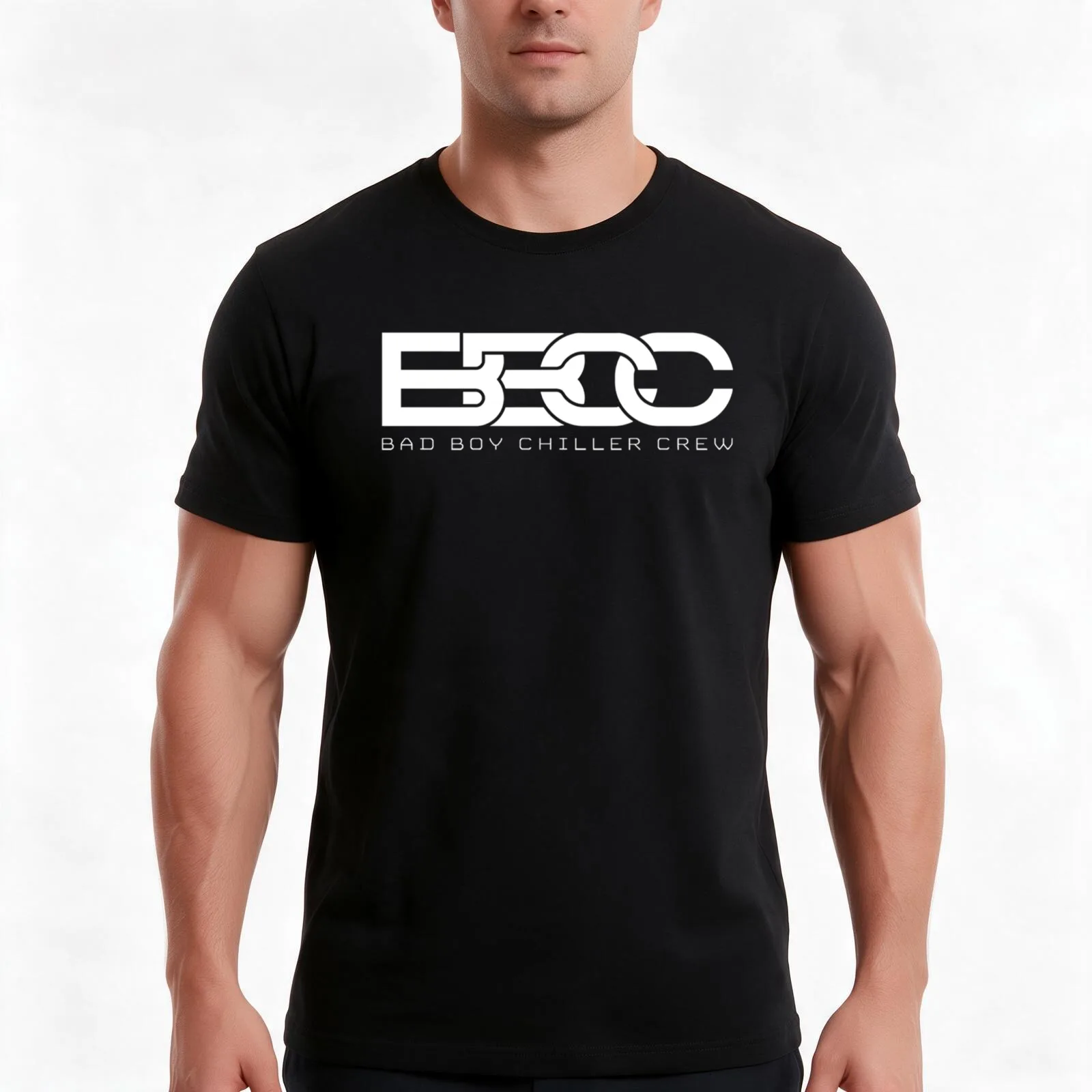 Bad Boy Chiller Crew Merch BBCC Logo T-Shirt, Summer Casual Cotton Tee, Oversized Streetwear Tops, Vintage Graphic Print