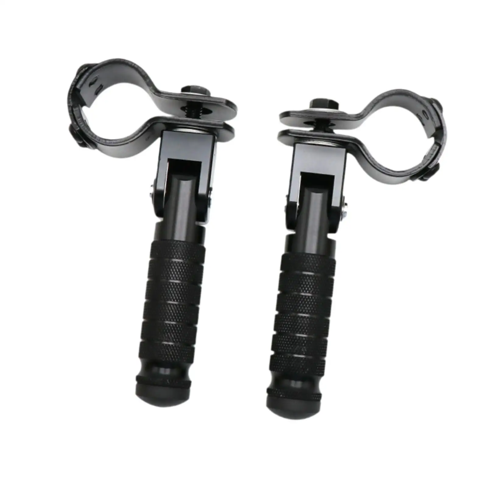 2 Pieces Motorcycles Footrests 1.18-1.38 inch Clamp Diameter Range Accessories Foot Pedal for Suzuki Repair Parts Fittings