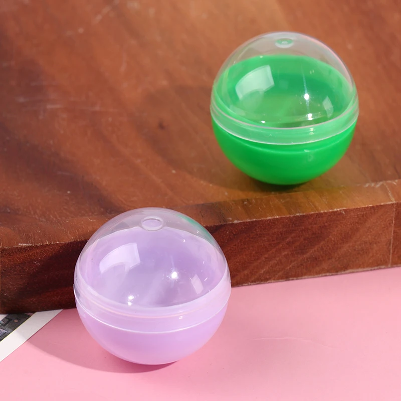 �� 100Pcs Mini 28/32/35/38MM Klar Transparent Kunststoff Kapsel Spielzeug Überraschung Ball Winzige Container, der Dinge Modell Kinder Party Spielzeug – Detail 5
