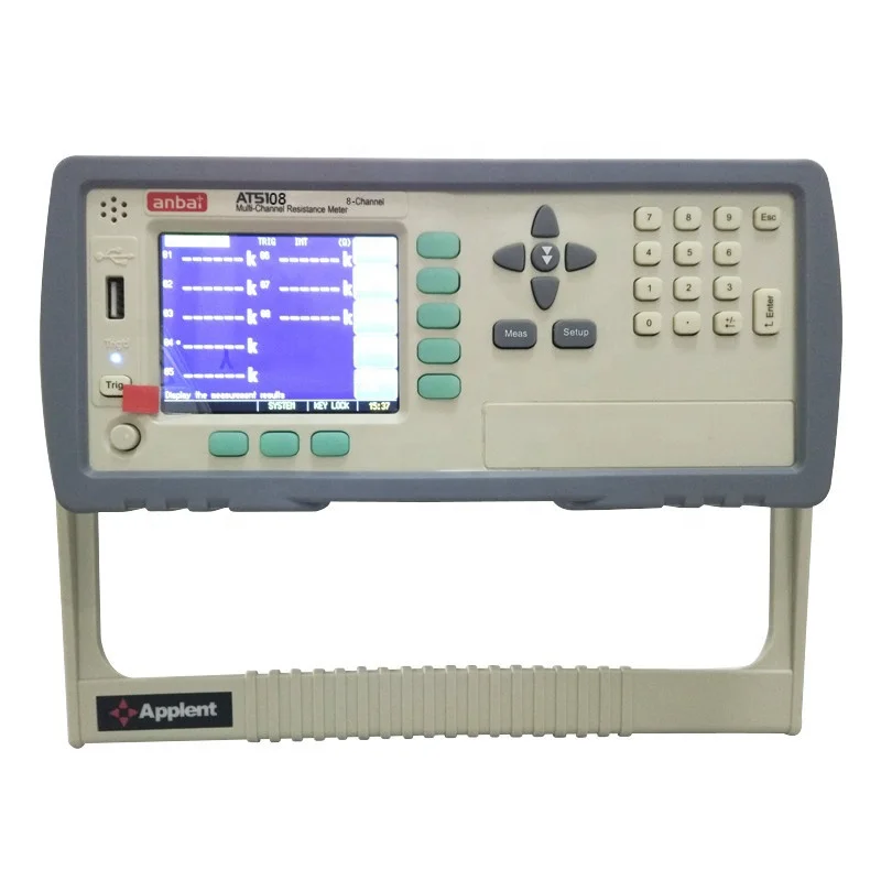 

AT5108 Multi-channel DC Low Resistance Tester with 8 Channels