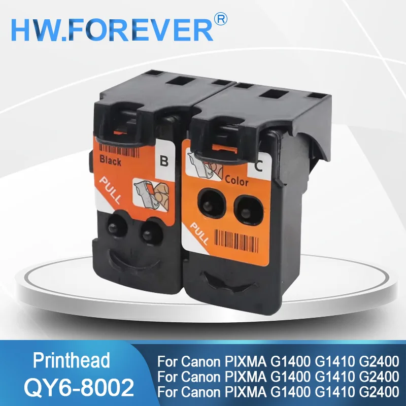 

QY6-8002 QY6-8018 Печатающая головка CA91 CA92 Печатающая головка для принтеров Canon PIXMA G1400 G2400 G3400 G2410 G2411 G1410 G1411 G3410