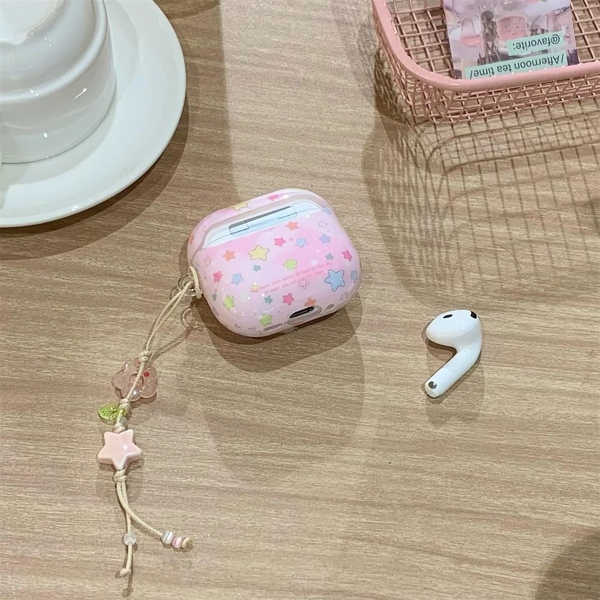 Funda para auriculares para Airpods 4, diseño lindo Animal Panda, funda protectora blanca creativa de protección completa para Airpods 1 2 3 pro pro 2