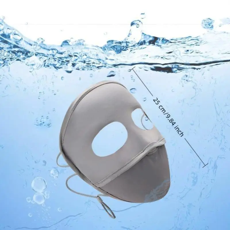 Protection estivale ultime avec masque de protection UV intégral pour femme, léger et doux