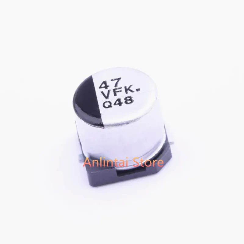 10PCS SMD Aluminum Electrolytic Capacitor 47 VFK  47VFK  47VFP 47VFT 220VFK  Contact us if you cannot find other products