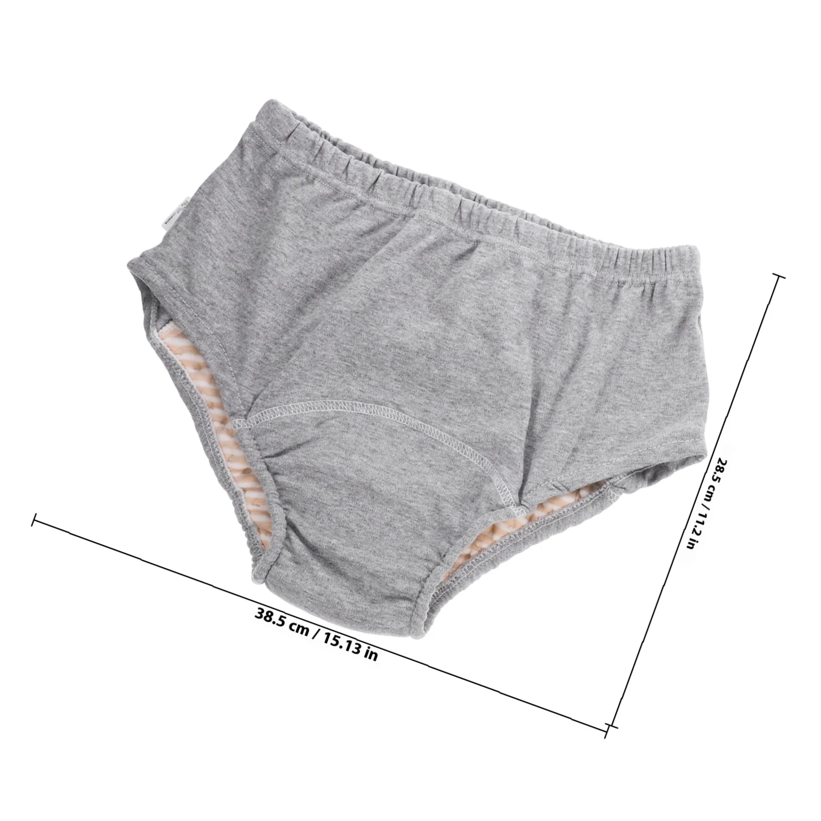 حفاضات مانعة للتسرب ملابس داخلية لسلس البول للكبار مقاس L قابلة لإعادة الاستخدام وقابلة للغسل من القماش مضادة للتسرب مبولة بانت الحفاض لكبار السن