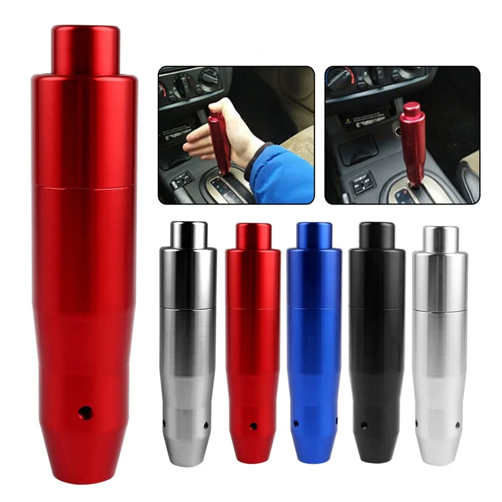 

1 Pc Automatic Shift Knob Button Metal Handle Aluminum Alloy With Adapters Screws Wrench Fit For Most Manual / Automatic Cars