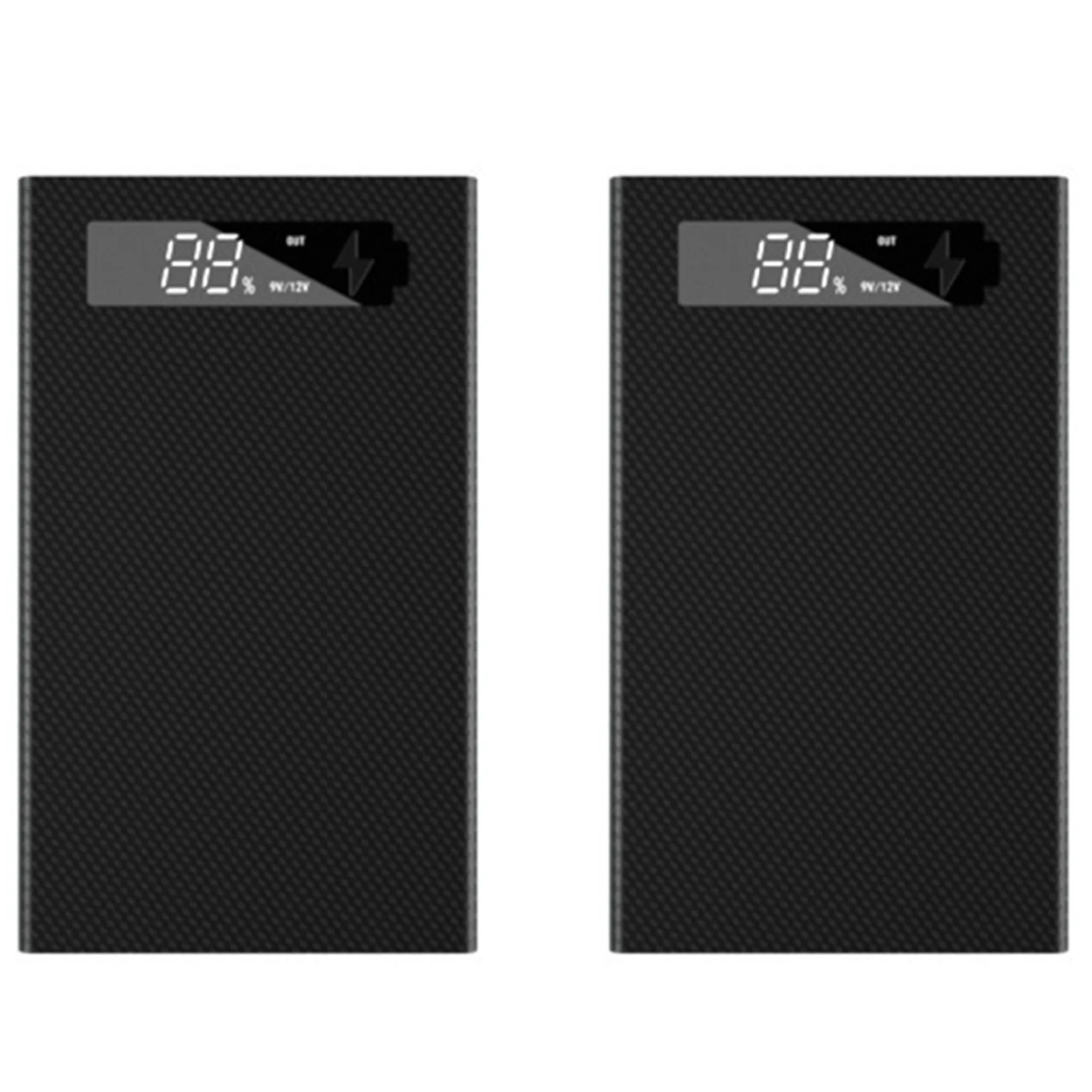 ABDE-2Pcs 5 X 18650 Mobile Power Box Detachable 18650 Battery Holder Charging Box Charging QC 3.0 PD DIY Shell-5