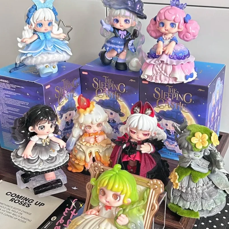 

Аутентичный замок Мианы Маленькая Мина Невероятная серия слепая коробка модный модный игровой орнамент украшение для рабочего стола подарок для девочек