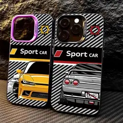 Car Cool Phone Case for iPhone 12 Pro 16 15 Plus XR 13 XS Max 14 Pro X 11 Pro Max 11 Pro TPU Back Soft Cover