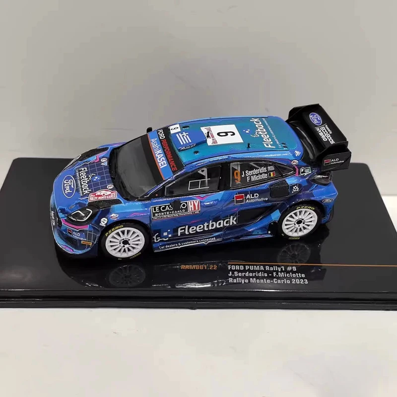 IXO 1/43 مقياس بوما # 9 2023 سبيكة محاكاة نموذج سيارة مجموعة ثابتة زينت هدايا العيد اللعب هدية تذكارية