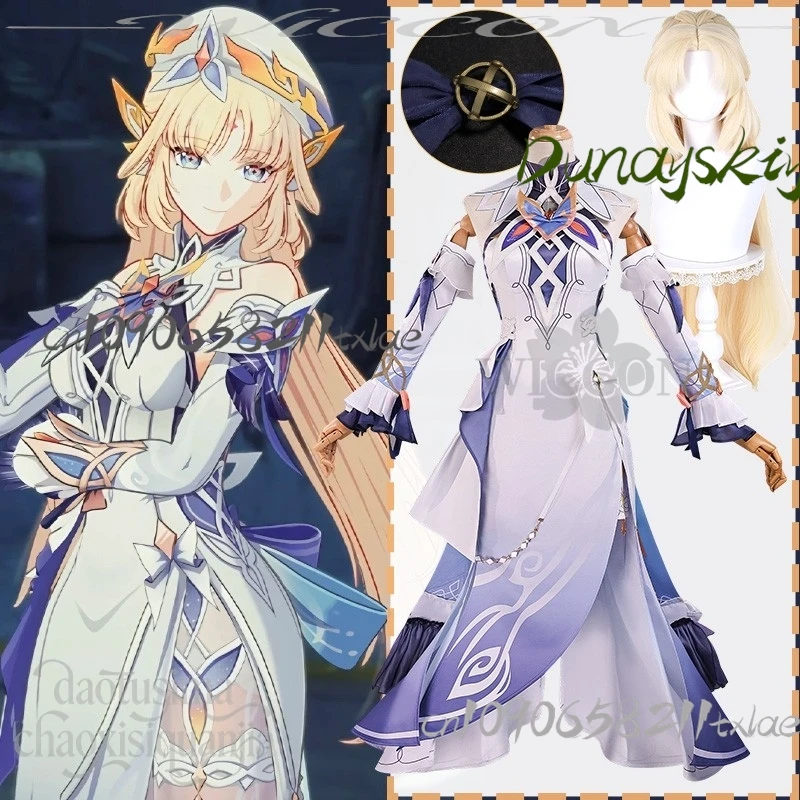 Shop1104340175 متجر جينشين تأثير تأثيري نيكول رين زي الساحرة N فستان طويل القوطي لوليتا ريترو مثير هالوين عيد الميلاد #1