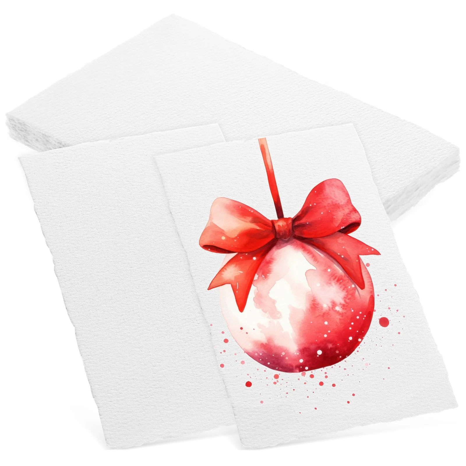 

25 Sheets 300g Watercolor Paper Cold Press Deckle Edge 4x6 Inches Beginner Artist Supplies Painting Pad