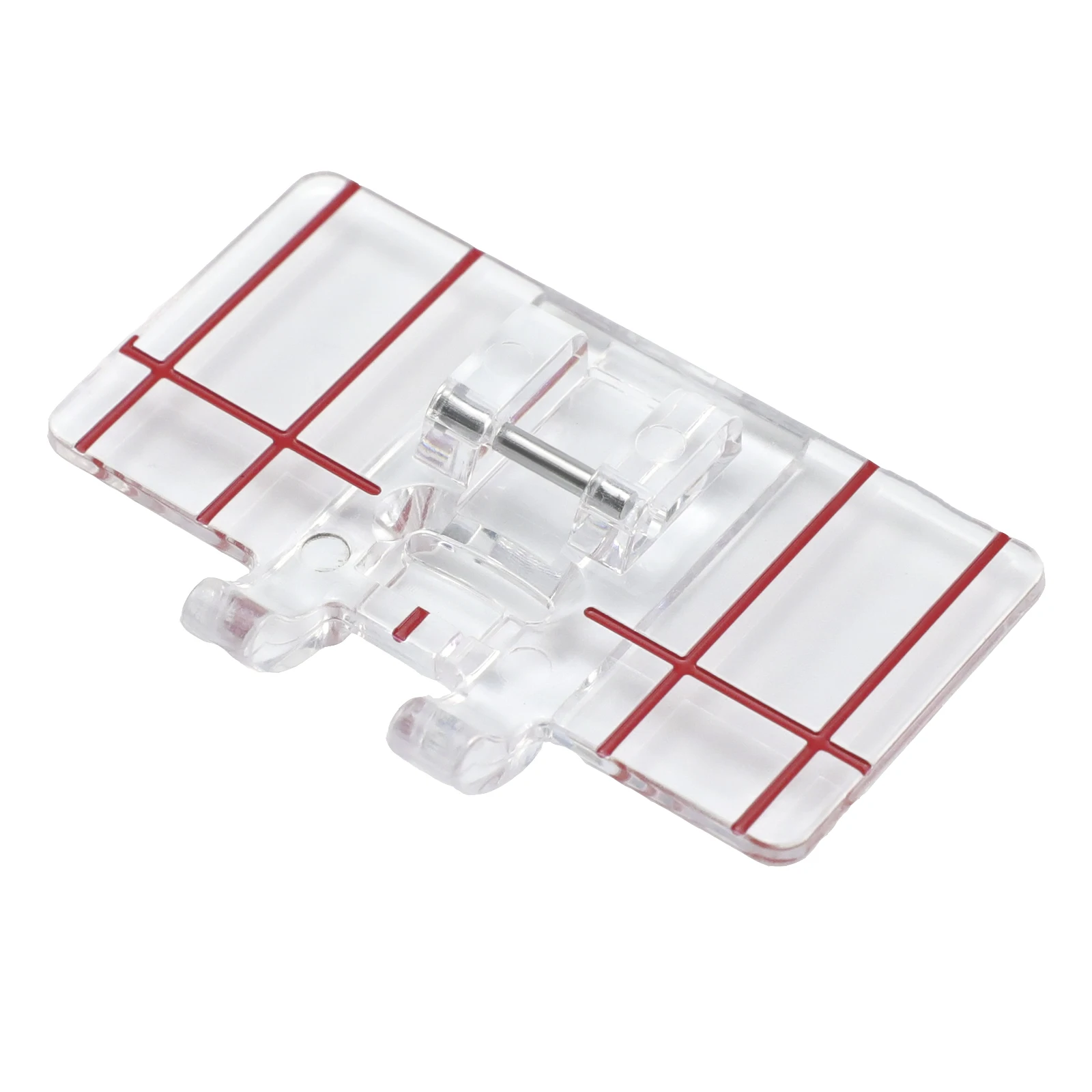 (2-Pack) Snap On Border Guide Parallel Stitch Foot Fit Low Shank Sewing Machines Babylock, Brother, Janome, Singer, Pfaff, Juki