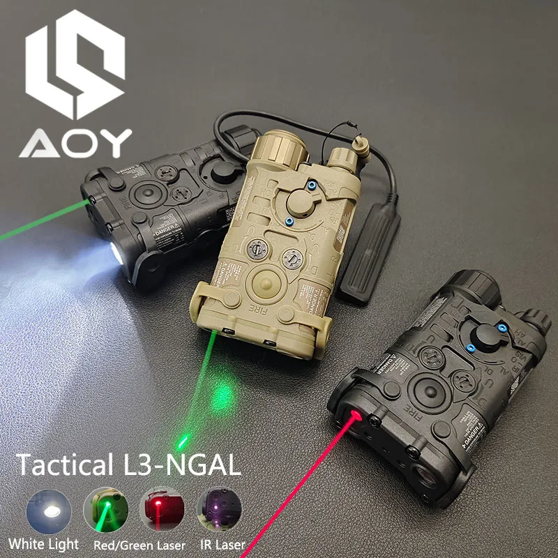 

Tactical NGAL Red Dot Green Sight IR Indicator Strobe LED Light Airsoft Torch PEQ15 DBAL Laser Outdoor Hunting Flashlight Laser