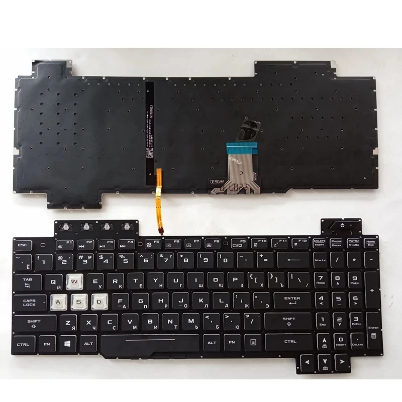 RU Keyboard for ASUS ROG FX504 FX504GD FX504GE FX504GM FX80 FX80GM FX505 V170762HS1 0KNR0-661PRU00 zx80g FX86  FX705