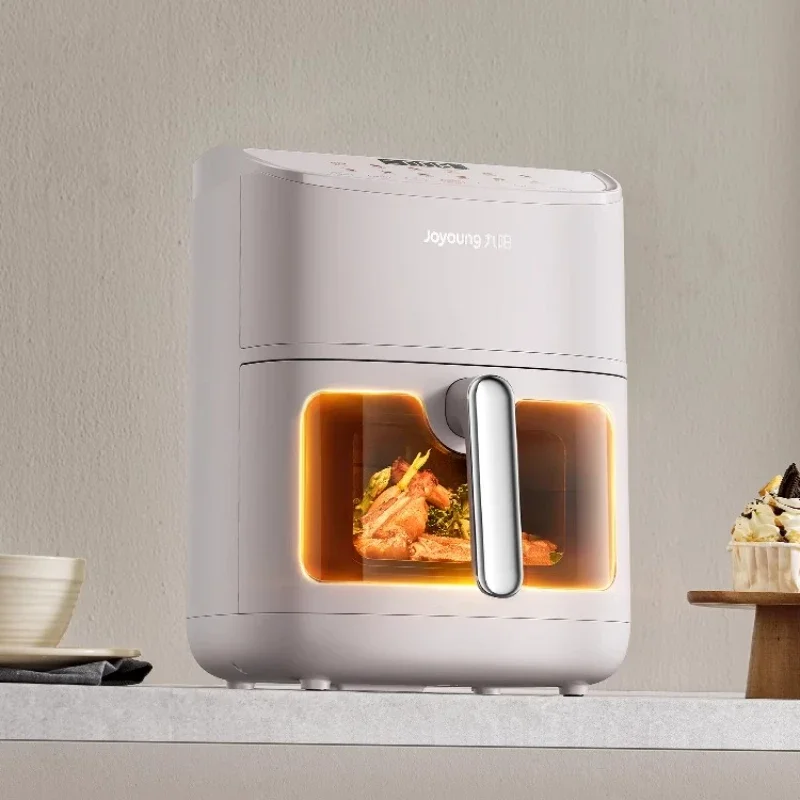 Household air fryer large capacity double air duct top heating visible no flip air fryer