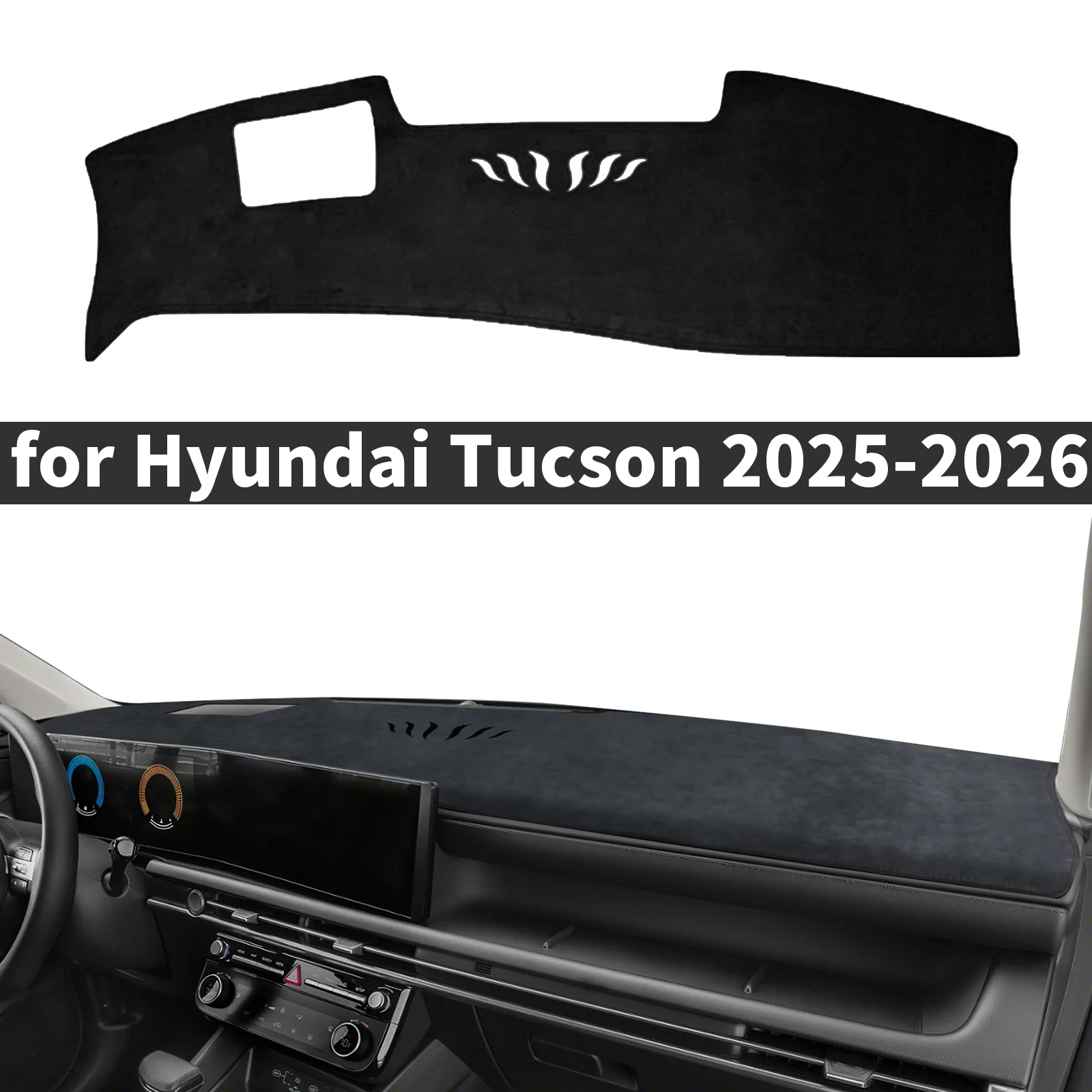 

fit for Hyundai Tucson NX4 2025 2026 Hybrid N-Line Dashmat Dashboard Cover Pad Protective Carpet Accessories DashMat Sunshade