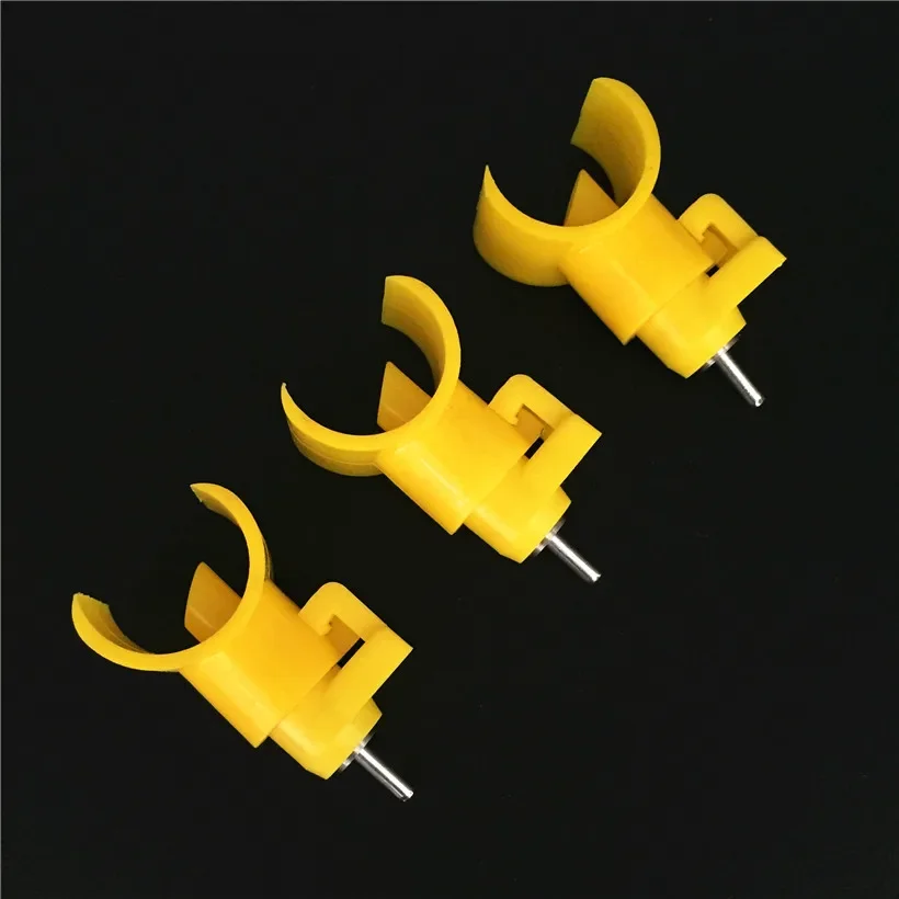 50 Pcs Automatic Chicken Nipple Drinker, Semicircle Ball Drinker for Poultry Cage