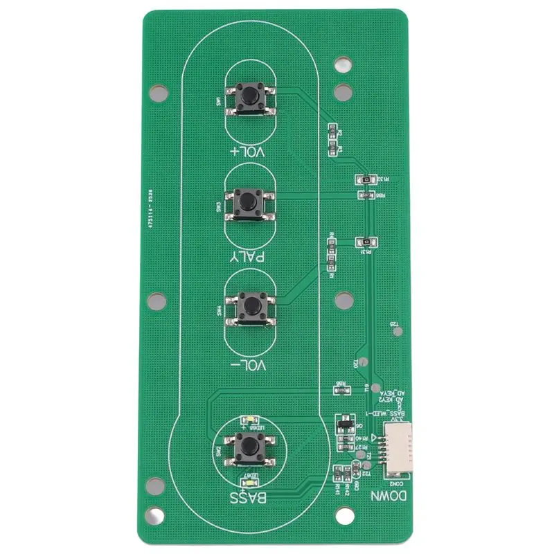 

Запасные части для клавиатуры ABNR, 1 шт., новая кнопка-переключатель, плата управления питанием и подсветкой для Partybox100, разъем для Party Box 100