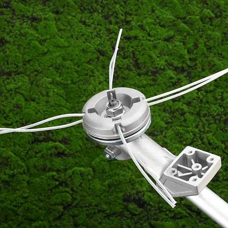 Garden Trimming Kit Aluminum Guard Cover 1 Aluminum Trimmer Head 20 Spare Steel Wires Lawn Mower Replacement Parts