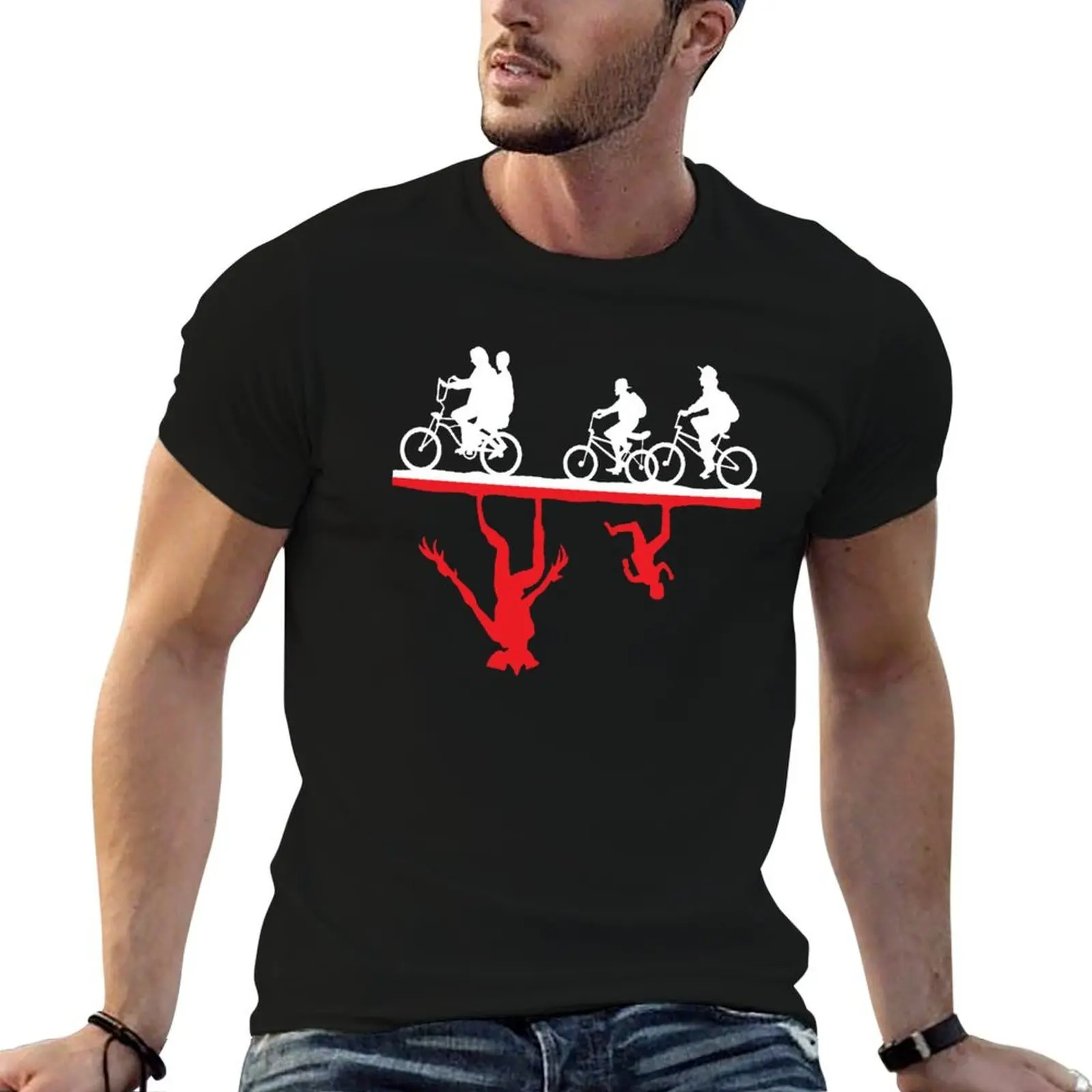 Bikes T-Shirt t shirt men 100% cotton luxury brand black cotton t-shirt plain for man package printed t shirts for man T-shirt