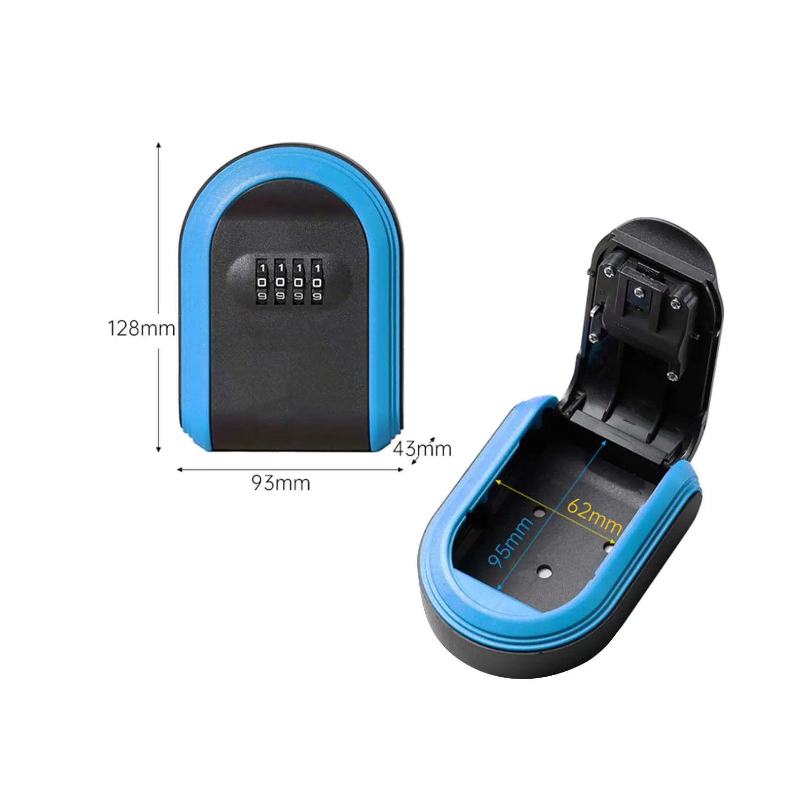 Key Lock Box Key Cabinet Organizer Wall Mounted Locking Digital Combination