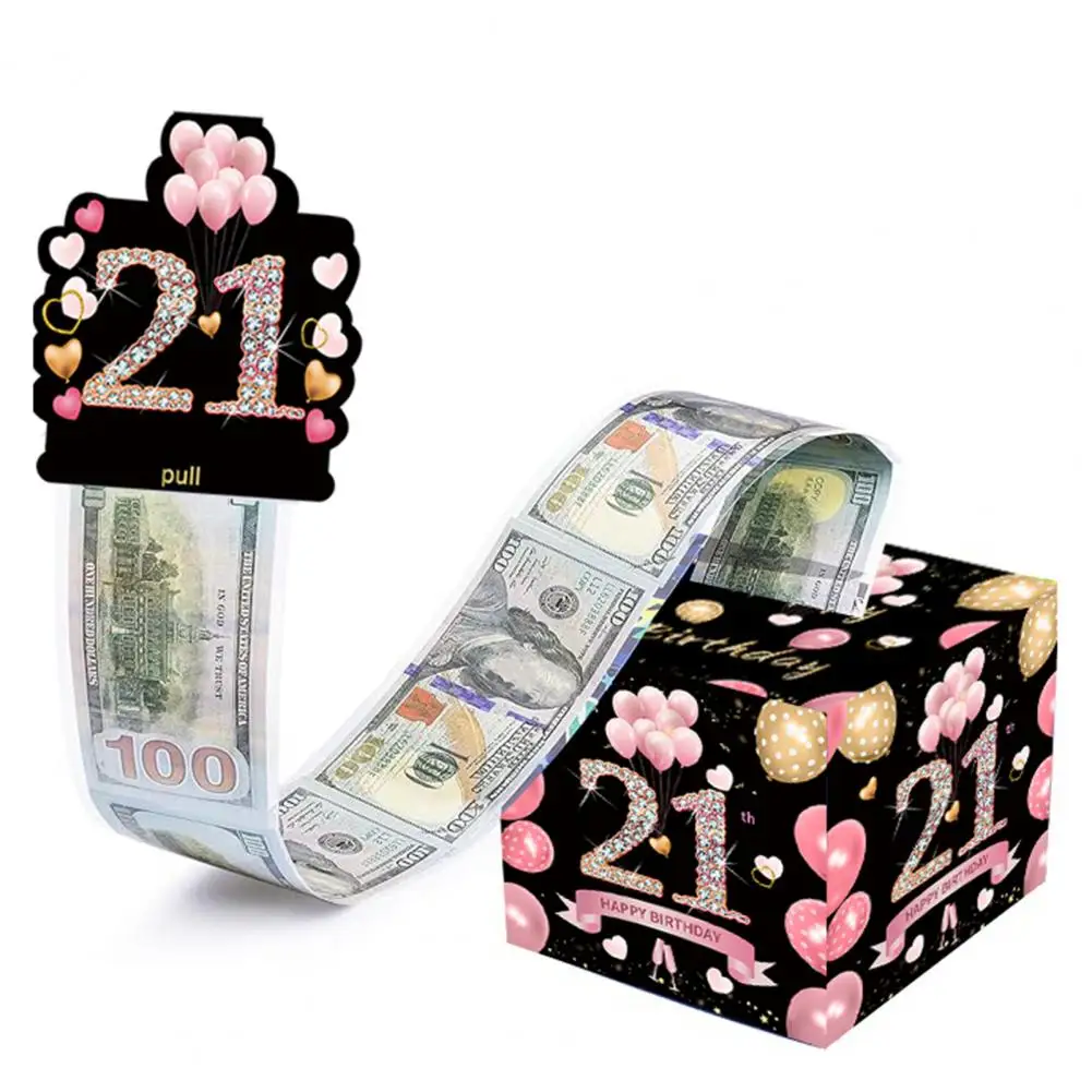 unique-gift-box-for-cash-happy-16th-21st-birthday-money-box-set-surprise-cash-gift-holder-pink-gold-for-kids-for-birthday