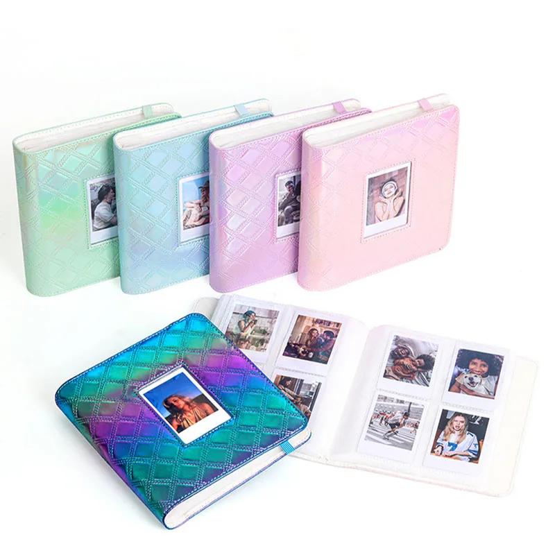 3 Inch 288 Photos Storage PU Album for Fujifilm Instax Mini 12/99/40/Link/8/Evo Fuji Instax Mini Film Pocket Album Storage Book