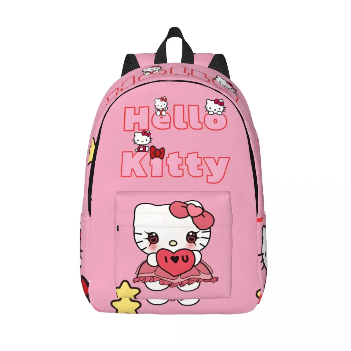 For Work Office Hello Kitty Valentine Plush Retro Washable Good Quality Hello Kitty Rucksack Preschool Knapsack Birthday Gift